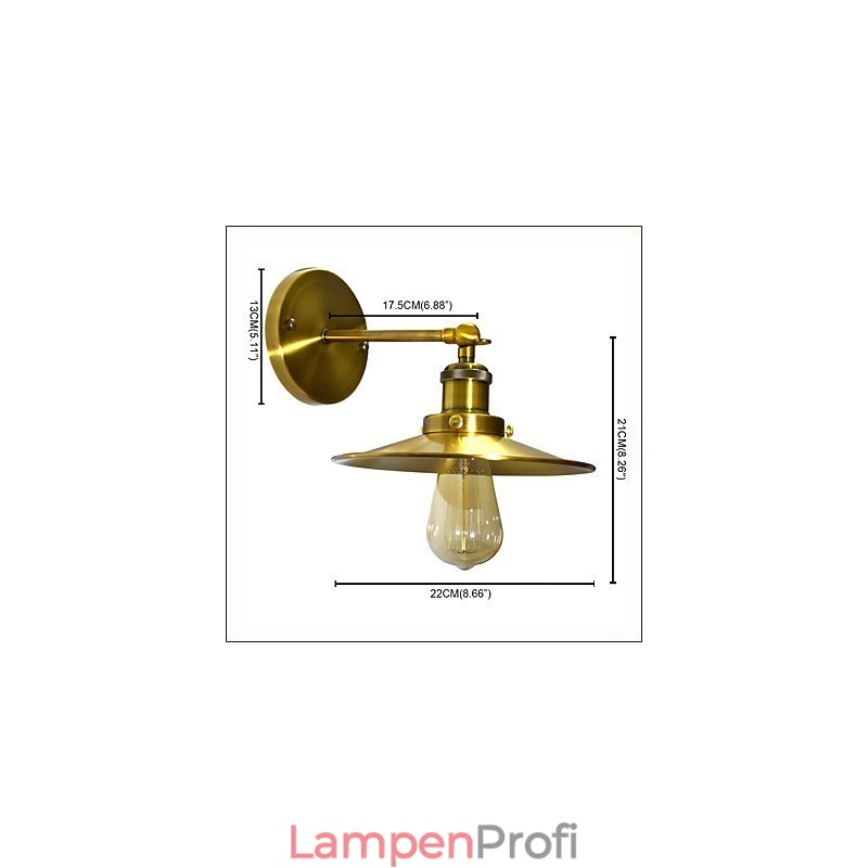 Rustikale Lodge Traditionelle Klassische Messing-Funktion für Downlight-Wandleuchten Wandleuchte