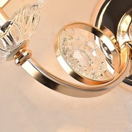 Moderne zeitgenössische galvanisierte Funktion für Augenschutz Umgebungslicht Wandleuchten Wandleuchte