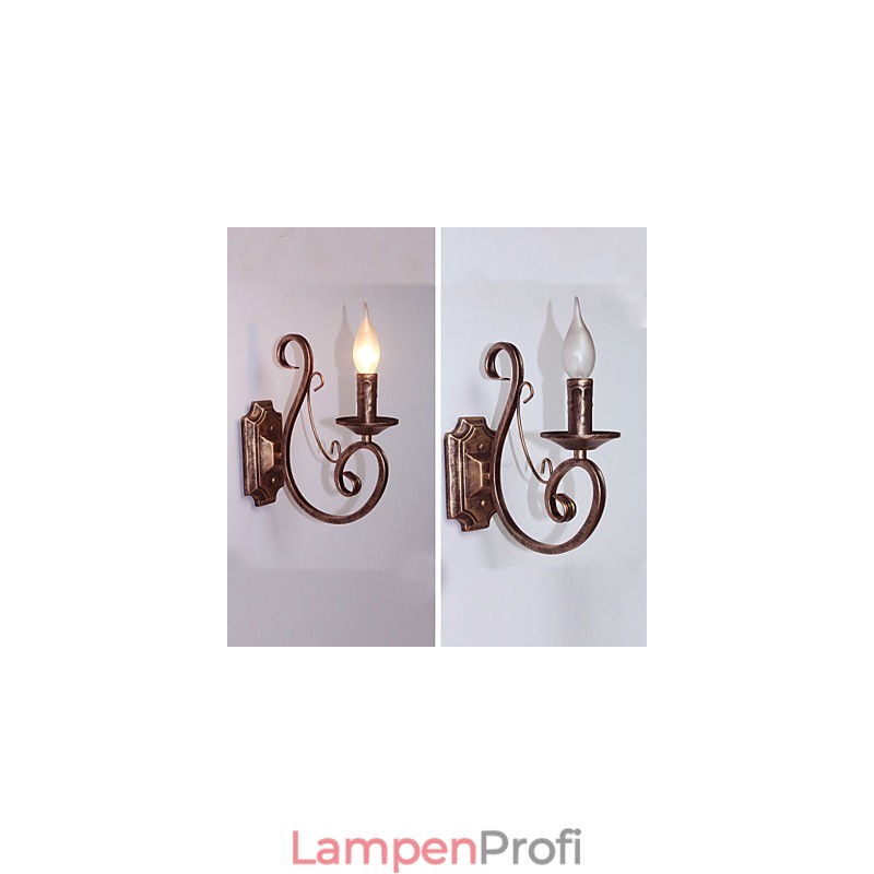Mini Retro Wand Lampe Flur Metall Kerze Form Wand Lampe Beleuchtung