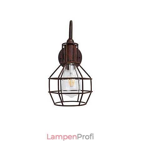 Wandleuchte Wandleuchter Wand Rostfarben Retro Wandlampe Wandleuchte Wandleuchter Wand Rostfarben Retro Wandlampe
