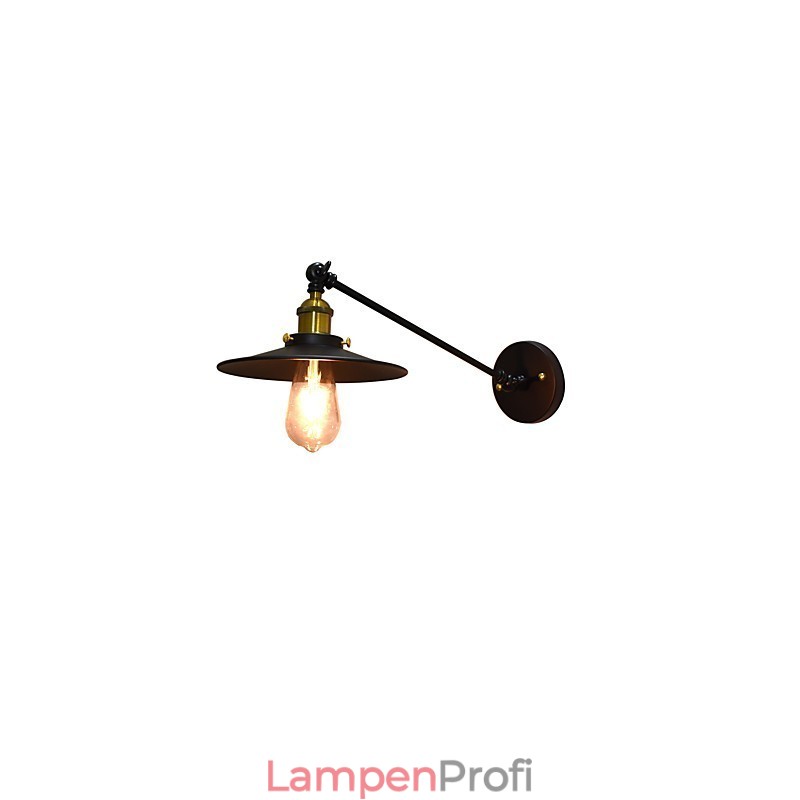 Buzz Wand Eisen Wandlampe Dumme schwarze Lichtschwertlampe an der Wand