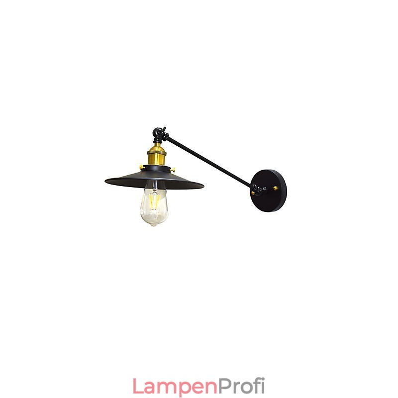 Buzz Wand Eisen Wandlampe Dumme schwarze Lichtschwertlampe an der Wand