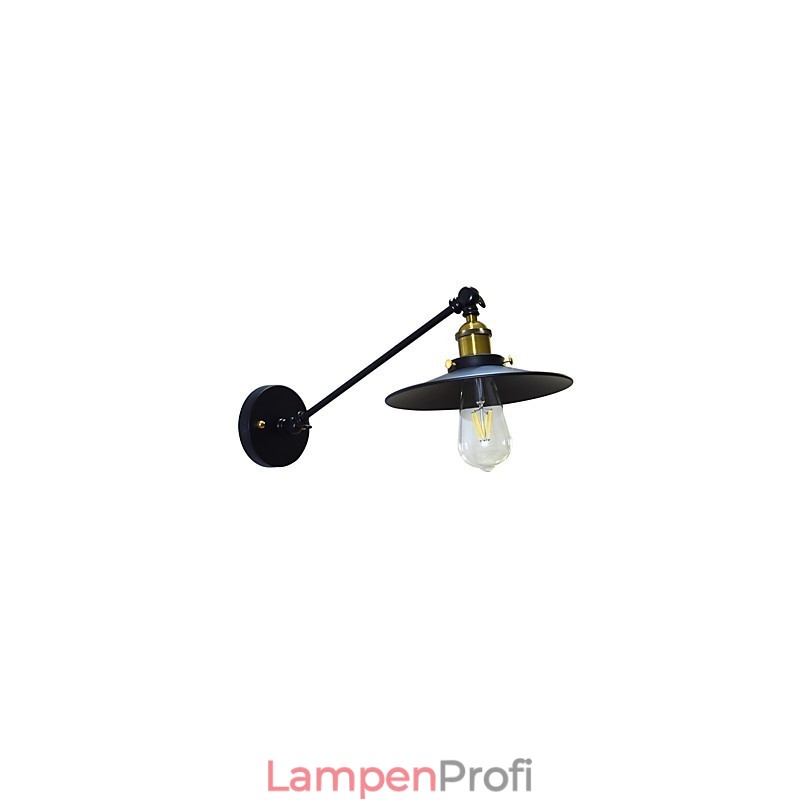 Buzz Wand Eisen Wandlampe Dumme schwarze Lichtschwertlampe an der Wand