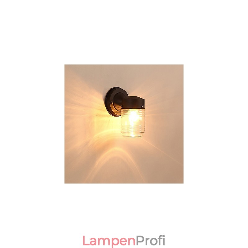 Wandleuchte, modernes zeitgenössisches Schwarzoxid-Finish, Funktion für Wandleuchten im Mini-Stil mit Umgebungslicht