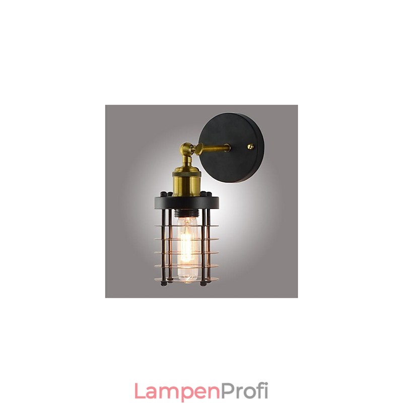 Einfache Vintage-Landhaus-Retro-Malerei-Funktion für Mini-Stil Umgebungslicht-Wandleuchten