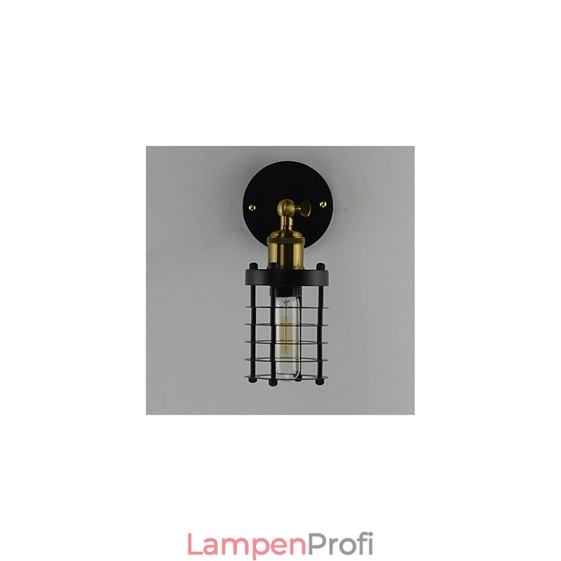 Einfache Vintage-Landhaus-Retro-Malerei-Funktion für Mini-Stil Umgebungslicht-Wandleuchten