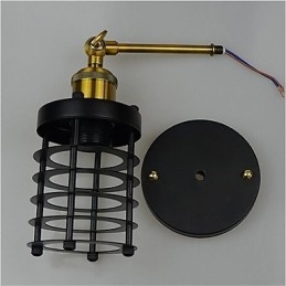 Einfache Vintage-Landhaus-Retro-Malerei-Funktion für Mini-Stil Umgebungslicht-Wandleuchten