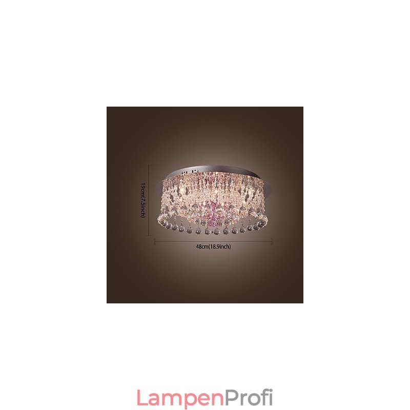 Luxus Kristall Kronleuchter mit 12 Lichtern Louis Design