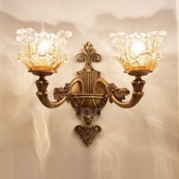 2 Licht Traditionelle Klassische Wohnzimmer Esszimmer Bett Zimmer Metall Innen Wandleuchten