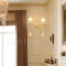 2 Licht Traditionelle Klassische Wohnzimmer Esszimmer Bett Zimmer Metall Innen Wandleuchten