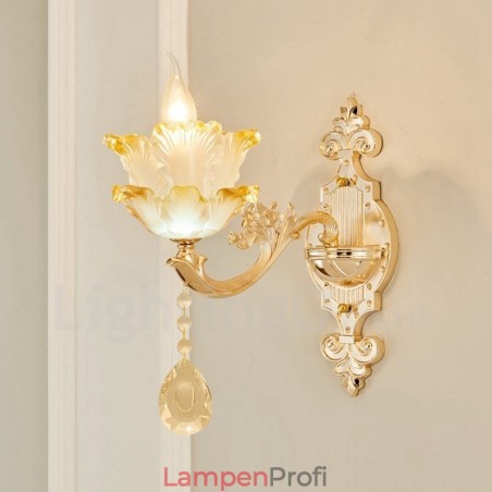 Einzellicht Traditionelles Klassisches Wohnzimmer Esszimmer Schlafzimmer Metall Luxus Wandleuchten für den Innenbereich