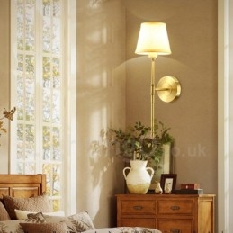 Traditionelle klassische Wandleuchten aus Kupfer für den Innenbereich mit einer Leuchte