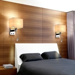 Das moderne Hotelzimmer Lese kreative Stoff Korridor Balkon Nachttischlampe Wandleuchte