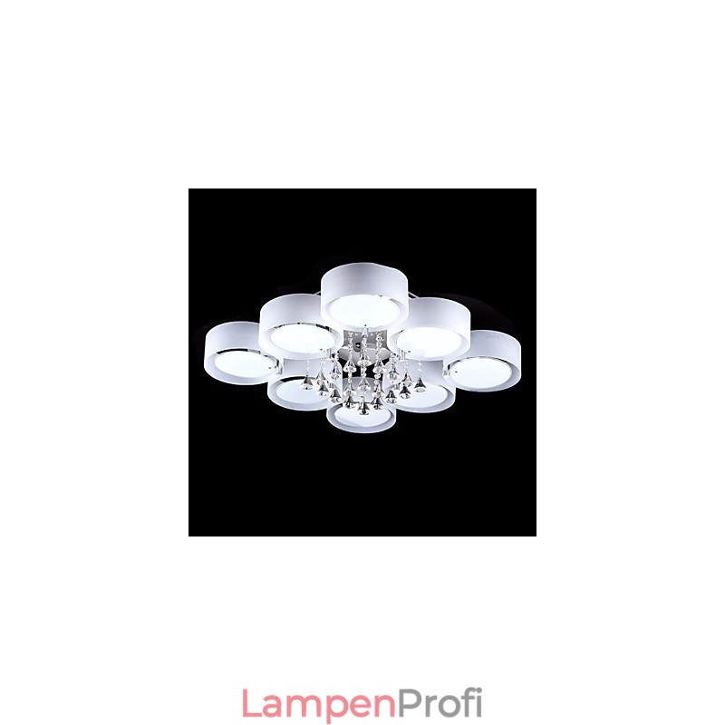 Moderne zeitgenössische Unterputzmontage aus verchromtem Metall