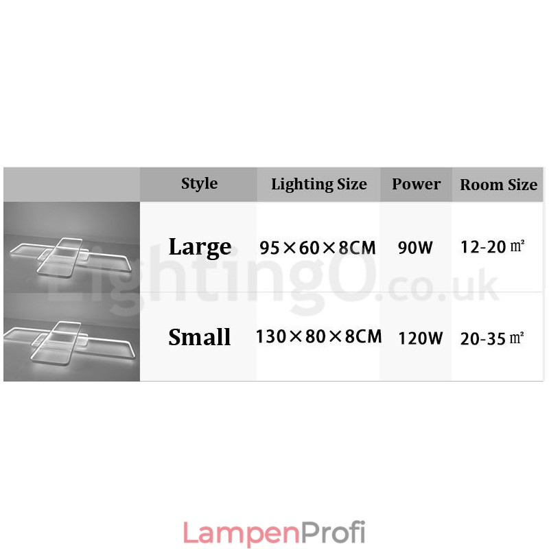 Moderne Deckenleuchte mit zeitgenössischer Aluminium-Malerei, bündige Wandleuchte mit Ferndimmer für Wohnzimmer, Schlafzimmer, kann auch als Wandleuchte verwendet werden