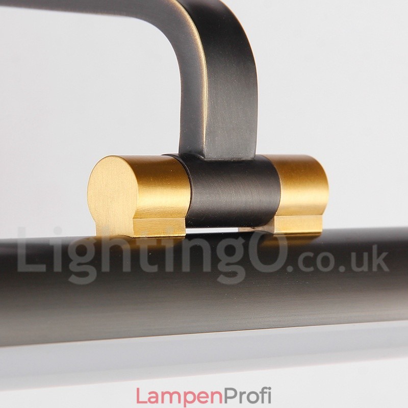 IPMirror Lampe Badezimmerleuchten Reines Messing Wandleuchten mit Acrylschirm Make-up Beleuchtung