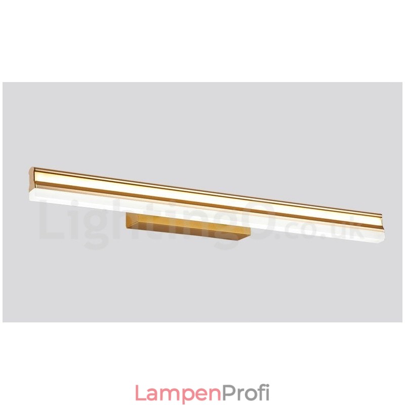 IP44 Spiegelleuchte Badleuchte Wandleuchte mit Acrylschirm Schminkbeleuchtung