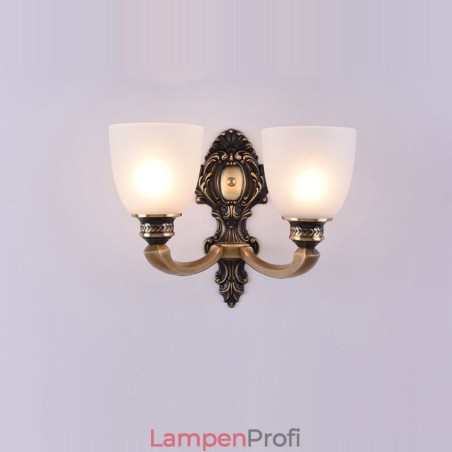Luxuriöse, rustikale Wandleuchte aus reinem Messing im Retro-Vintage-Stil mit 2 Kerzenlichtern und Glasschirmen, speziell für Hotels, Büros, Ausstellungsräume, Wohnzimmer und Esszimmer Luxuriöse, rustikale Wandleuchte aus reinem Messing im Retro-Vintage-Stil mit 2 Kerzenlichtern und Glasschirmen, speziell für Hotels, Büros, Ausstellungsräume, Wohnzimmer und Esszimmer