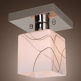Moderne zeitgenössische Mini-Stil galvanisierte Metall Unterputz