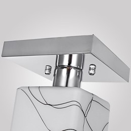 Moderne zeitgenössische Mini-Stil galvanisierte Metall Unterputz