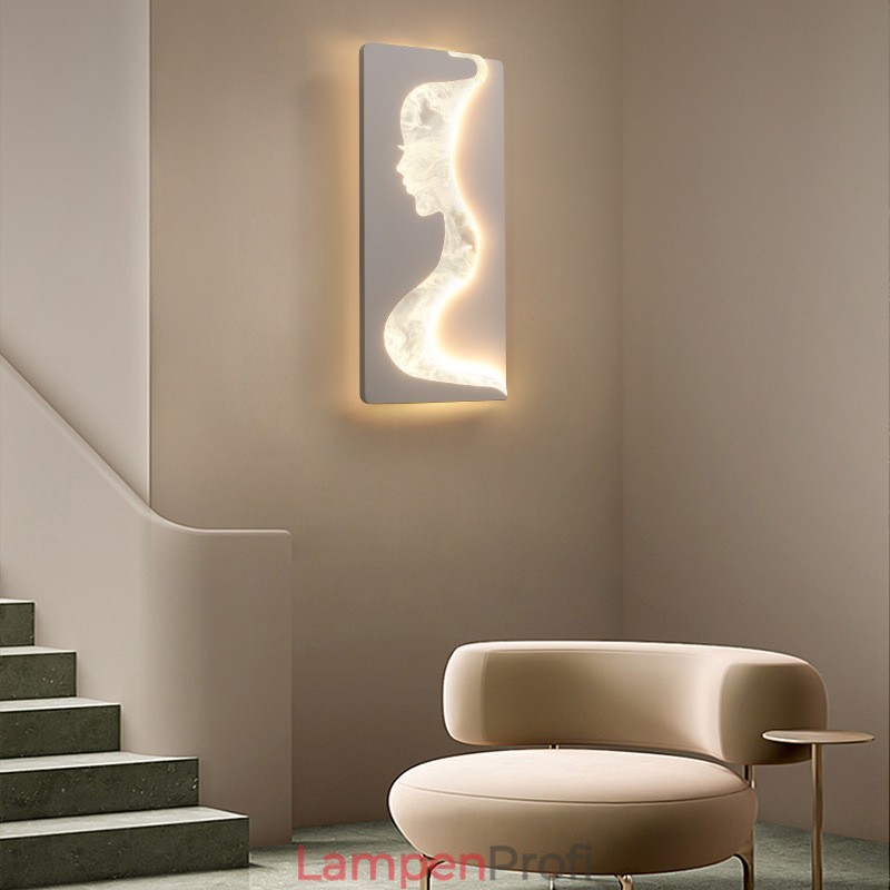 Indoor Schöne Mädchen Blick nach links rechts Wandleuchte