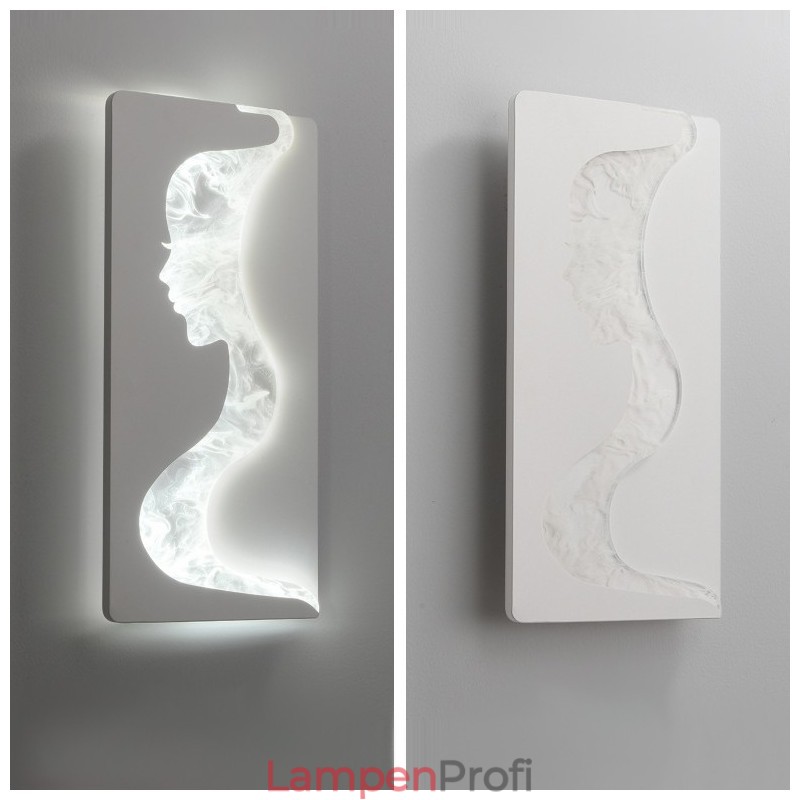 Indoor Schöne Mädchen Blick nach links rechts Wandleuchte