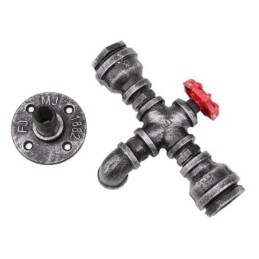 Vintage Retro Wasserrohr Industrielle Wandlampen Wandlampe