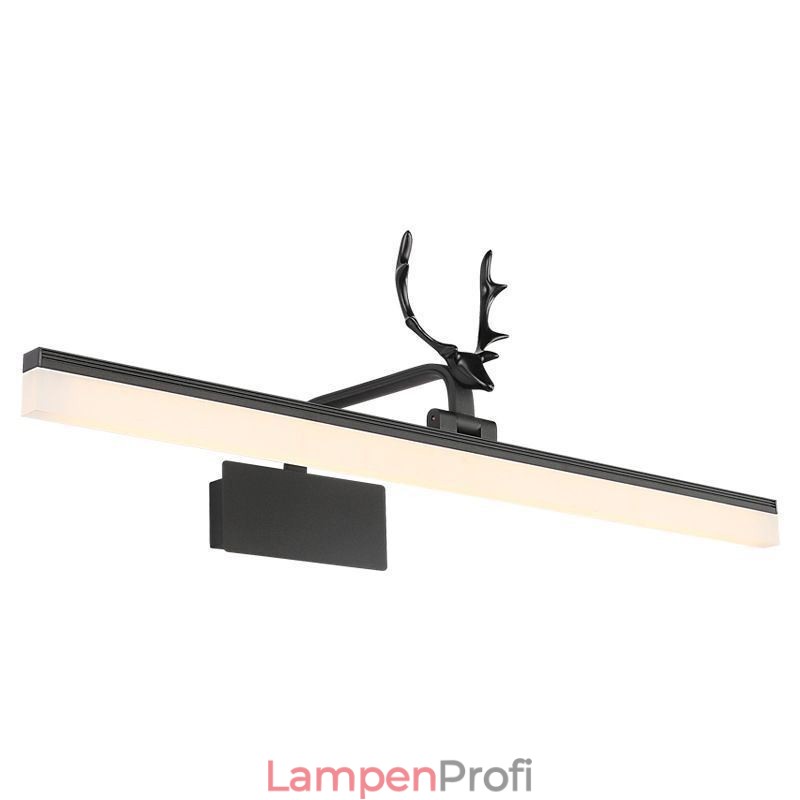 Geweih Spiegel Frontleuchte Acryl Wandleuchte Waschraum Make-up Leuchte