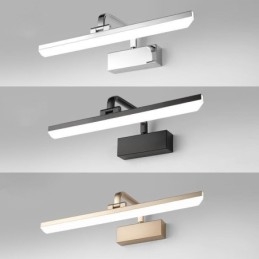 Moderne Wandleuchte Spiegel Frontleuchte Winkel einstellbar Waschraum Make-up Licht