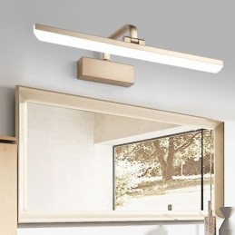 Moderne Wandleuchte Spiegel Frontleuchte Winkel einstellbar Waschraum Make-up Licht