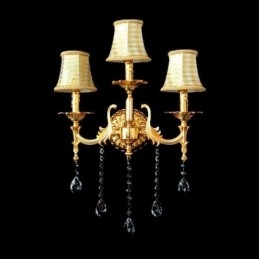 Europäische Wandleuchte Luxuriöse Wandleuchte Kristalltropfen Dekoration Lampe Nachttischbeleuchtung