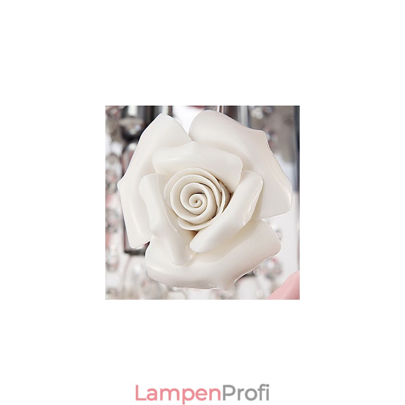 Unterputzleuchte aus galvanisiertem Metall mit Country-Kristall