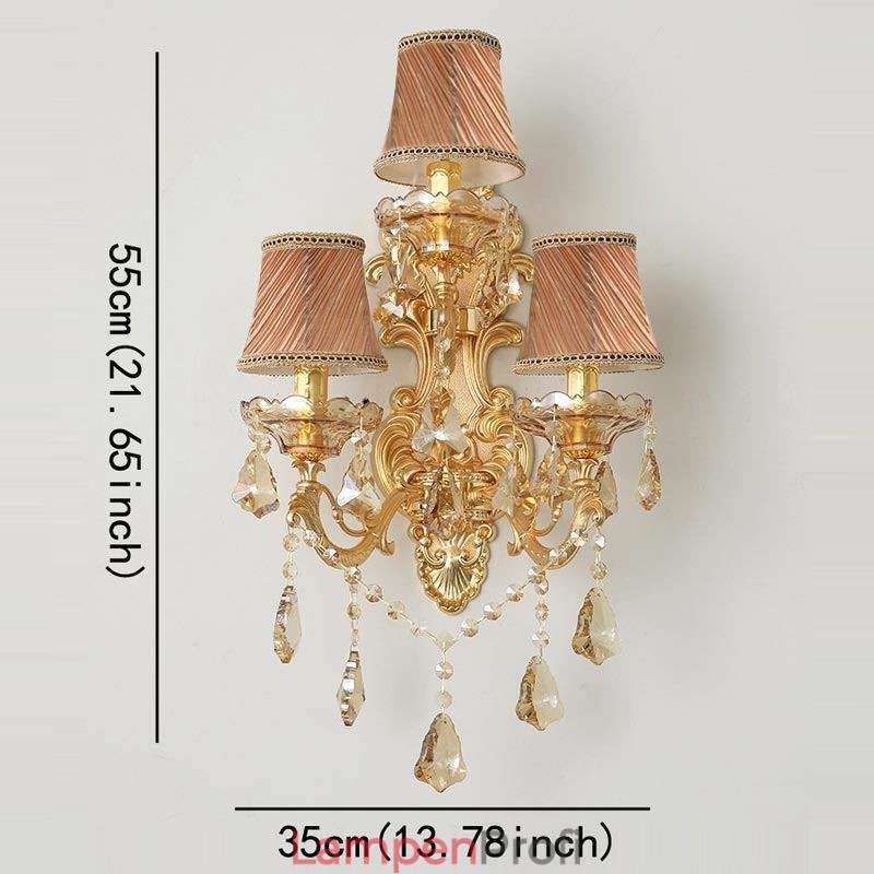 Luxuriöse Wandleuchte Elegante Wandleuchte Dekoration Lampe Nachttischbeleuchtung
