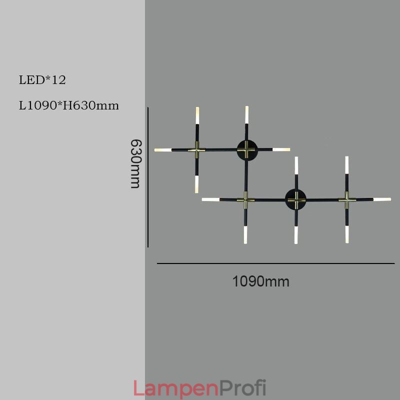 Wandleuchte Spleißen Warmweiß Kreative Wandleuchte DIY Kombination Lampe