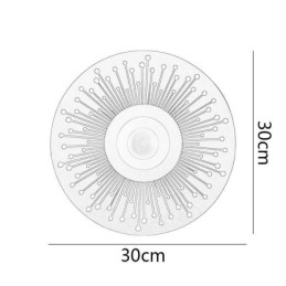 Wandleuchte Nordic Vollkupfer Hohle runde Wandleuchte