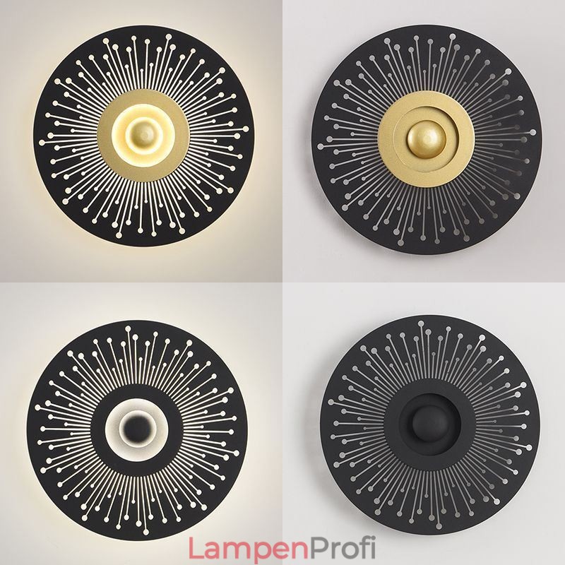 Wandleuchte Nordic Vollkupfer Hohle runde Wandleuchte