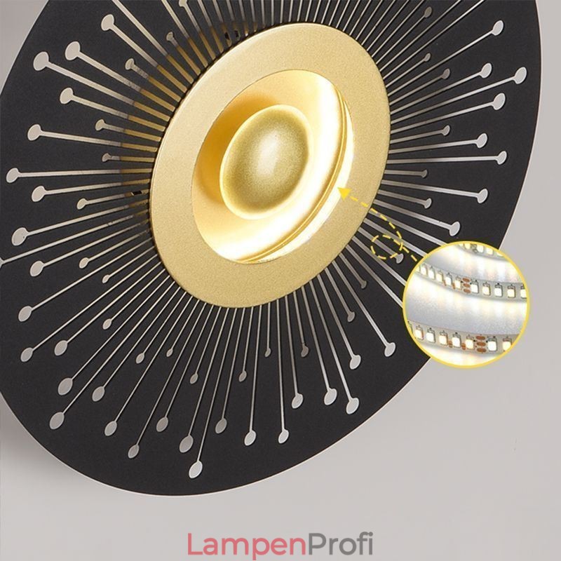 Wandleuchte Nordic Vollkupfer Hohle runde Wandleuchte