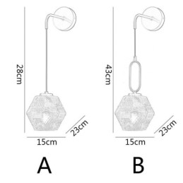 Moderne Wandleuchte Kreative Glaswandleuchte