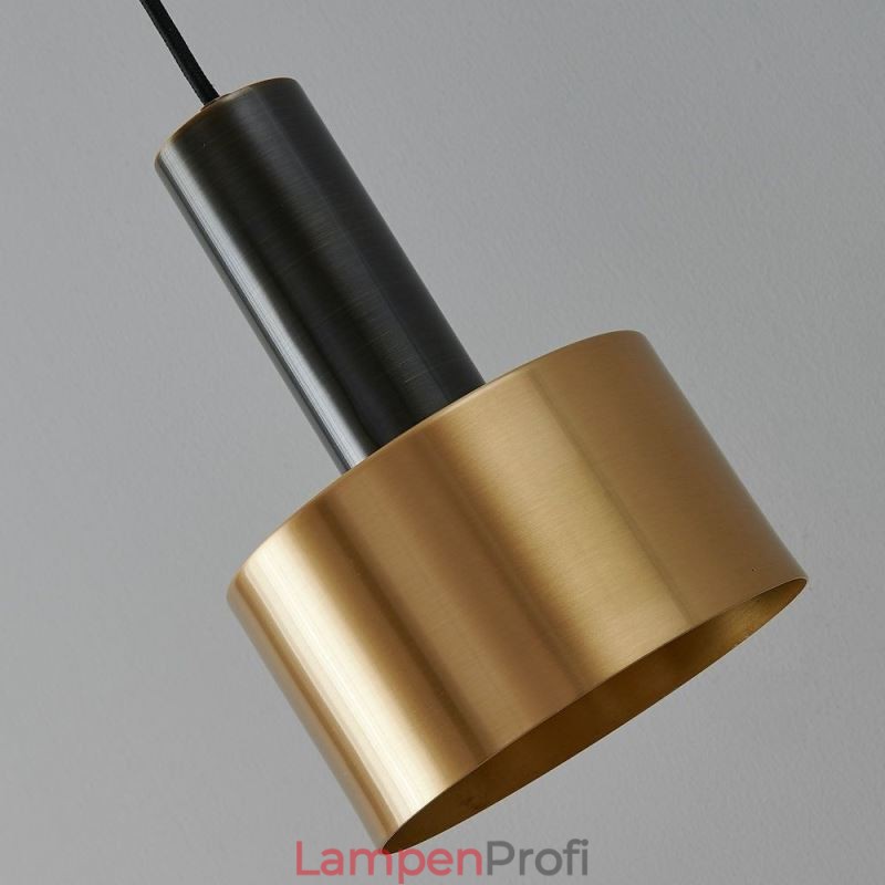 Moderne Wandleuchte Schwarz Gold Kontrastfarbe Wandleuchte