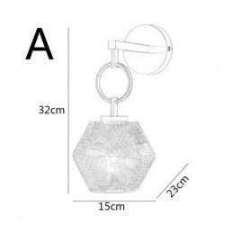 Moderne Wandleuchte Kreative Glas Wandleuchte Lampe