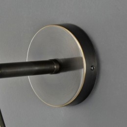 Moderne Globus Wandleuchte Glas Wandleuchte Schwarz Wassertropfen Wandleuchte