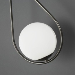 Moderne Globus Wandleuchte Glas Wandleuchte Schwarz Wassertropfen Wandleuchte