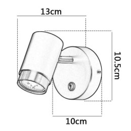 Moderne Schwenkbare Wandleuchte Minimalistische Wandleuchte Ganglampe