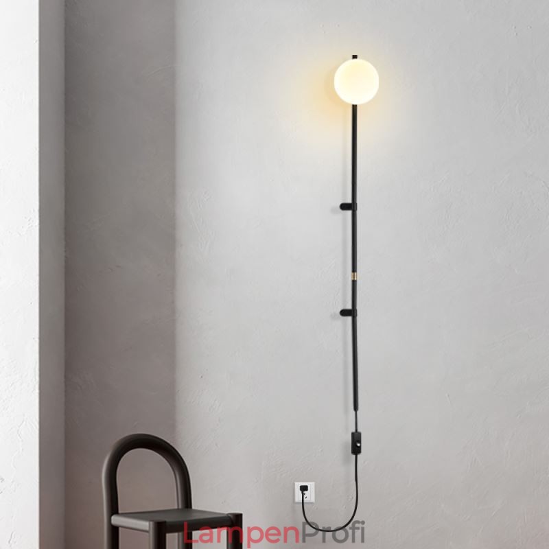 Globus Wandleuchte Beleuchtung Mid Century Magic Bean Wandlampe mit Stecker