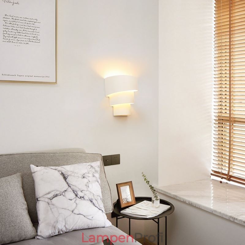 Moderne minimalistische Wandleuchte Spiral Cake Sconce Light Bedside