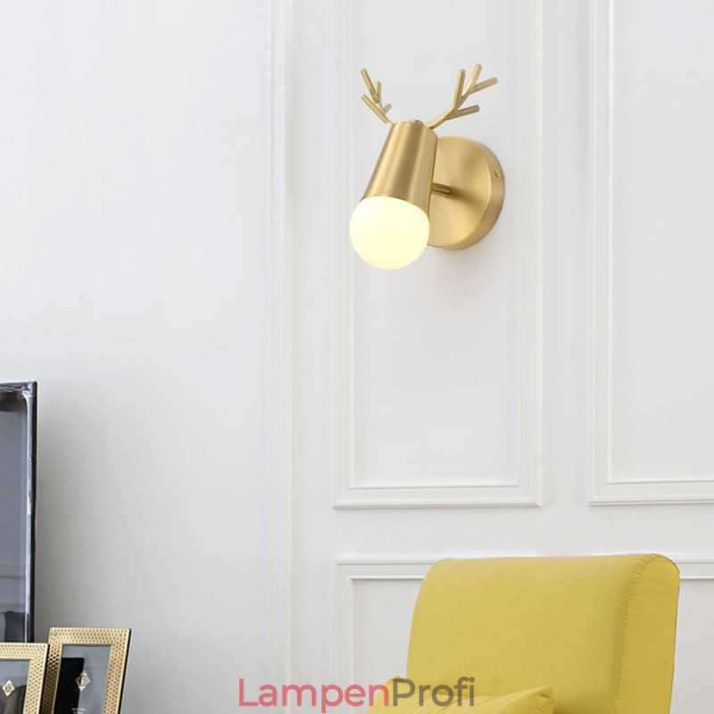 Nordische Messing Wandleuchte Spiegel Frontleuchte