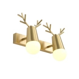 Nordische Messing Wandleuchte Spiegel Frontleuchte