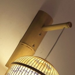 Käfig Design Wandleuchte Kreative Bambus Hängende Wandleuchte Nachttisch Dekoratives Licht