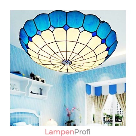 Europäische ländliche kreative Kunst Buntglas absorbieren Kuppellampe Licht Europäische ländliche kreative Kunst Buntglas absorbieren Kuppellampe Licht