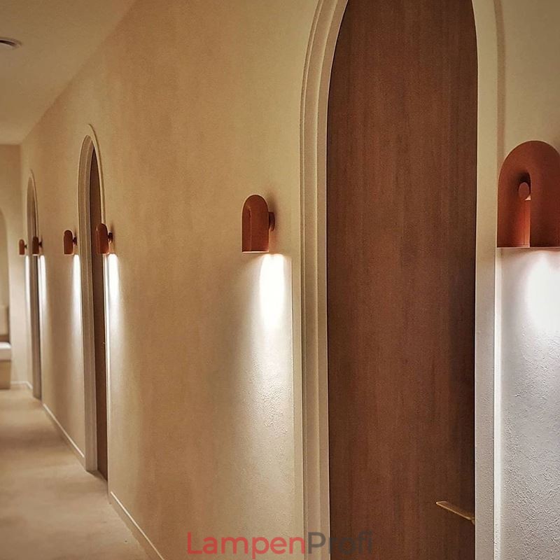 Wandleuchte U-Form Minimalistische Kreative Wandleuchte 90 Drehbarer Lampenschirm